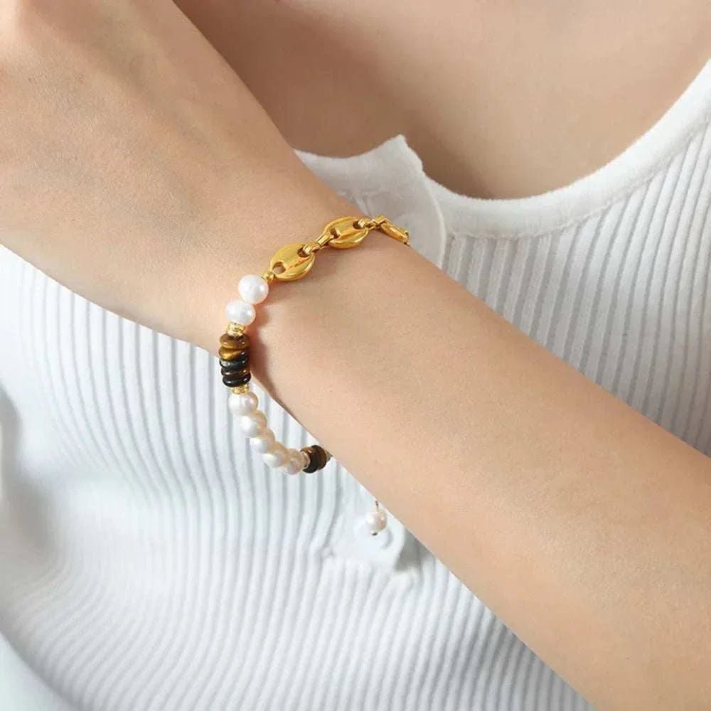 18K Gold - Plated Titanium Steel Bracelet - Anne’s Candle Boutique