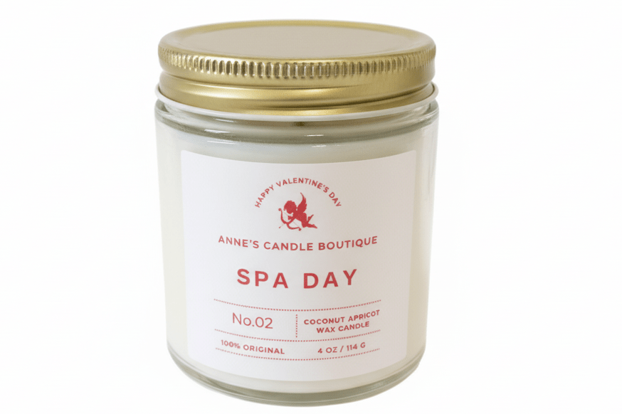 4oz Spa Day Scented Candle - Anne’s Candle Boutique