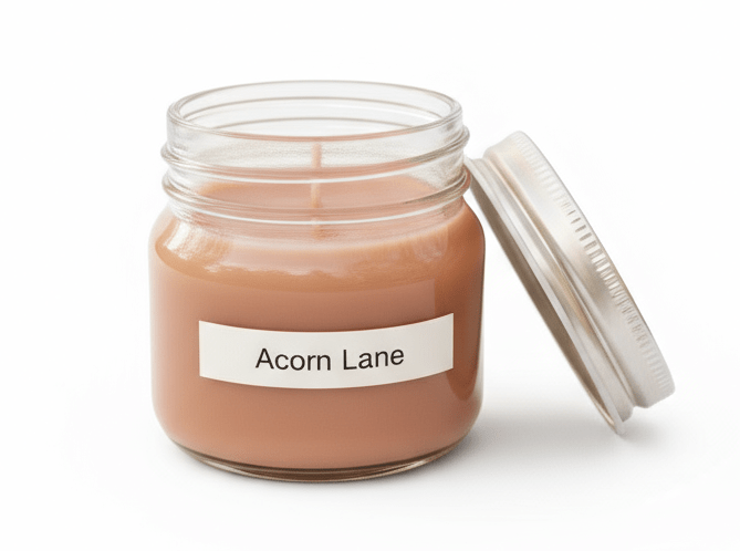 8oz Acorn Lane Scented Candle - Anne’s Candle Boutique