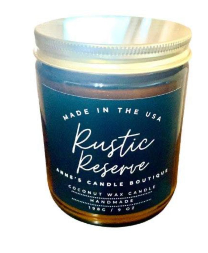 9oz Rustic Reserve Scented Candle - Anne’s Candle Boutique