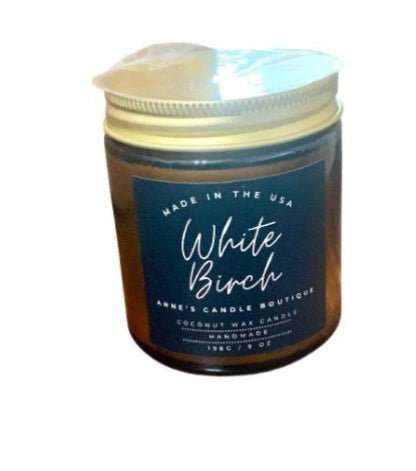 9oz White Birch Scented Candle - Anne’s Candle Boutique