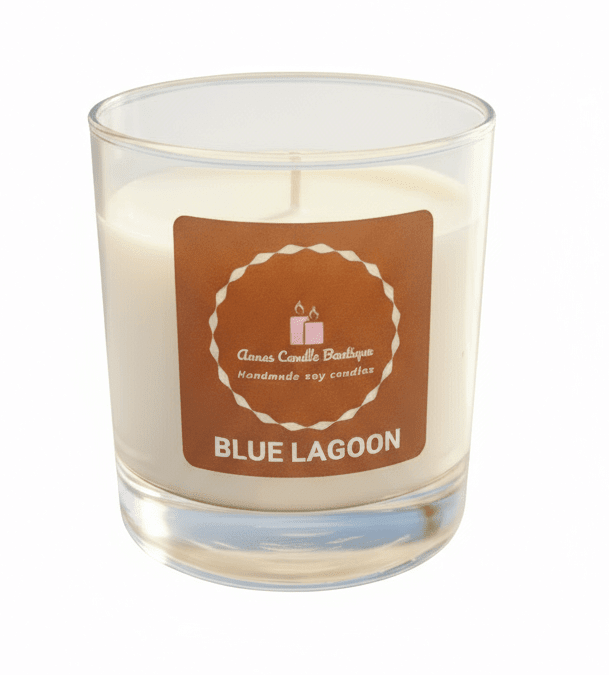 11oz Blue Lagoon Scented Candle - Anne’s Candle Boutique