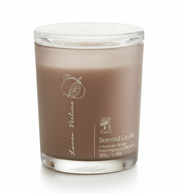 11oz Lemon Verbena Scented Candle - Anne’s Candle Boutique