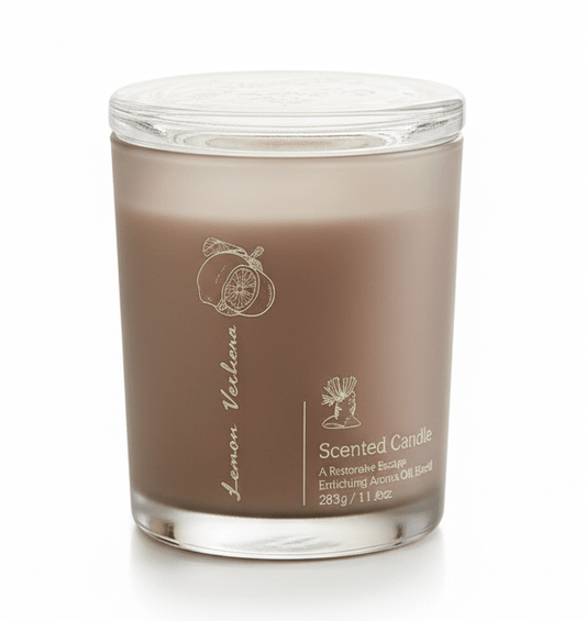 11oz Lemon Verbena Scented Candle - Anne’s Candle Boutique