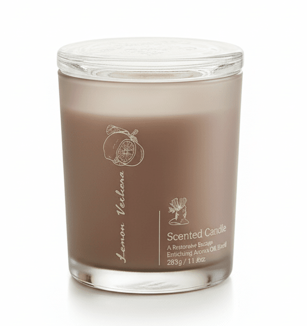 11oz Lemon Verbena Scented Candle - Anne’s Candle Boutique