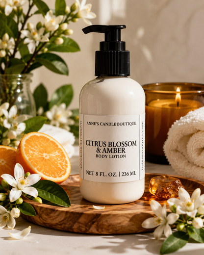 Citrus Blossom & Amber Body Lotion – 8 oz