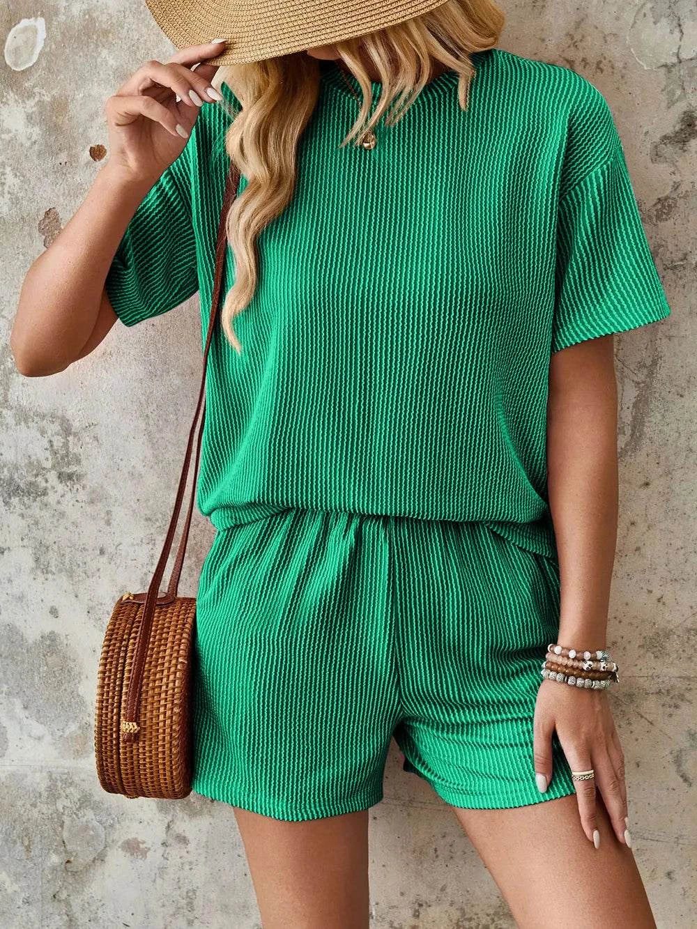 Lovelet Textured Round Neck