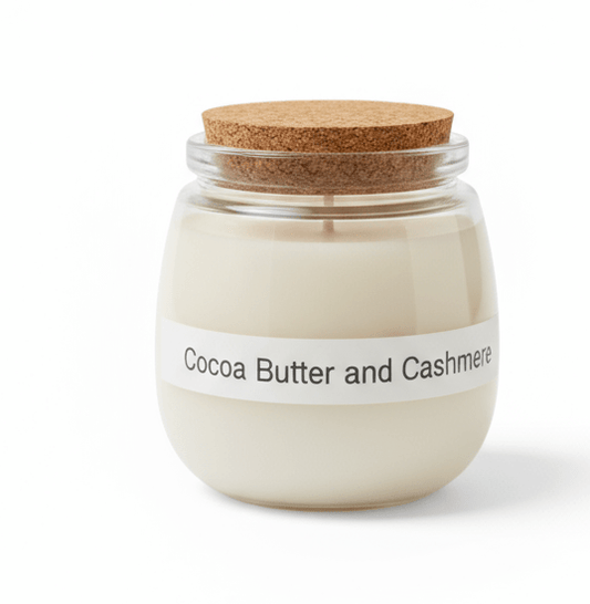 7oz Cocoa Butter and Cashmere Scented Candle - Anne’s Candle Boutique