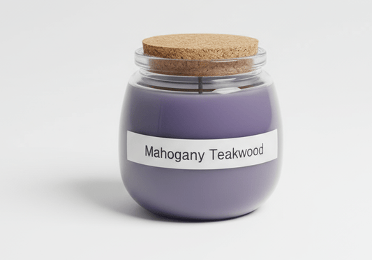 7oz Mahogany Teakwood Scented Candle - Anne’s Candle Boutique