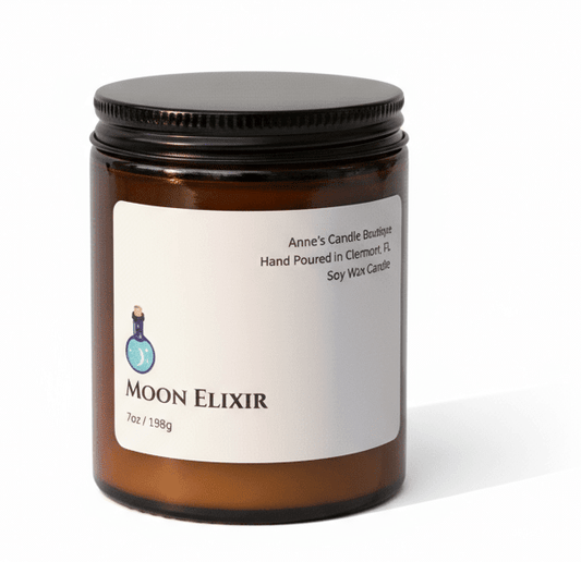 7oz Moon Elixir Scented Candle - Anne’s Candle Boutique