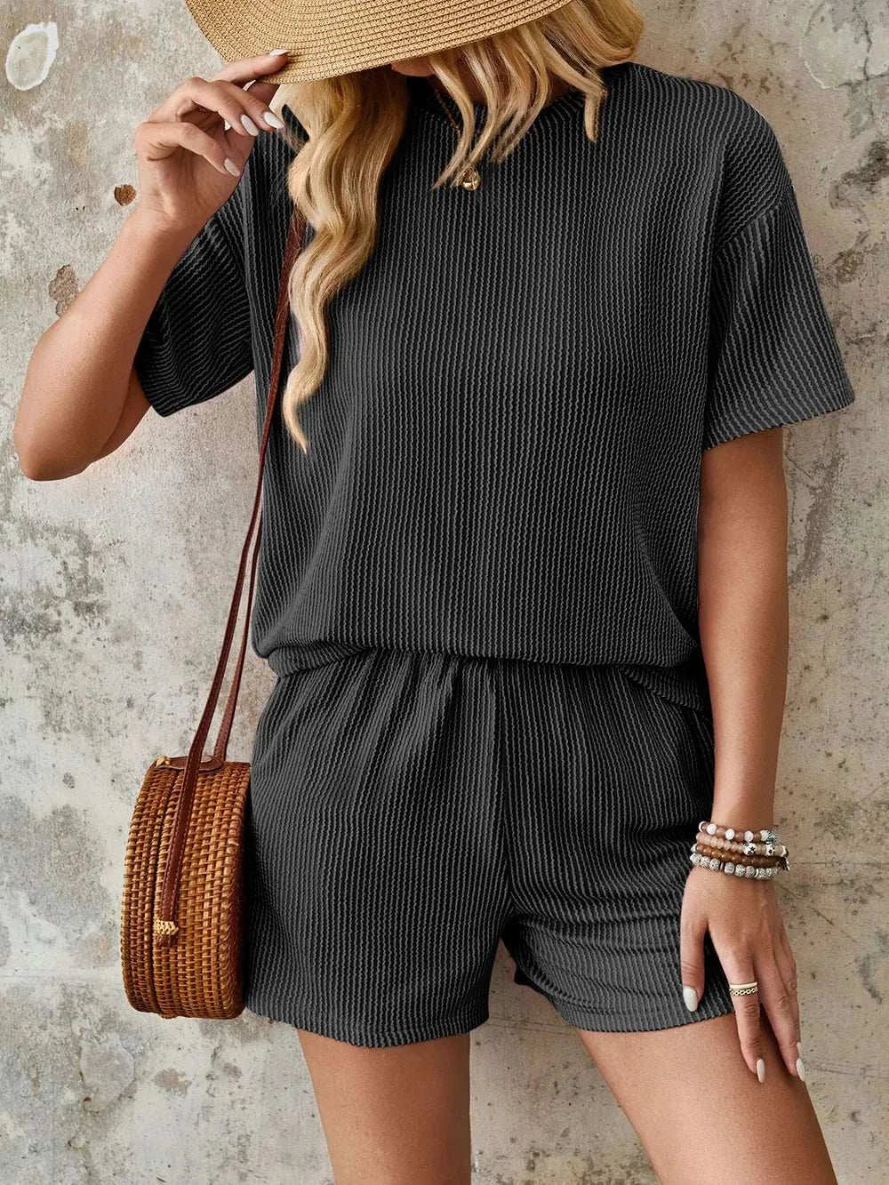 Lovelet Textured Round Neck