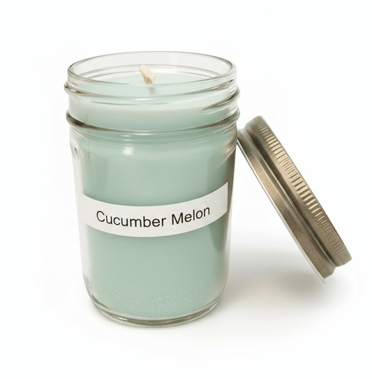 8oz Cucumber Melon Scented Candle - Anne’s Candle Boutique