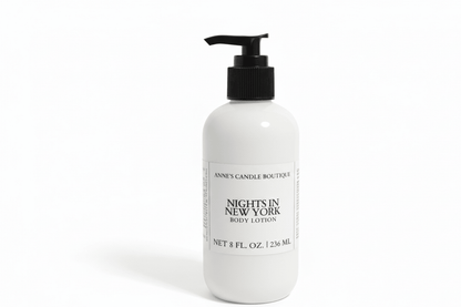 8oz Nights in New York Body Lotion - Anne’s Candle Boutique