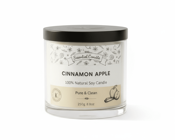 9oz Cinnamon Apple Scented Candle - Anne’s Candle Boutique