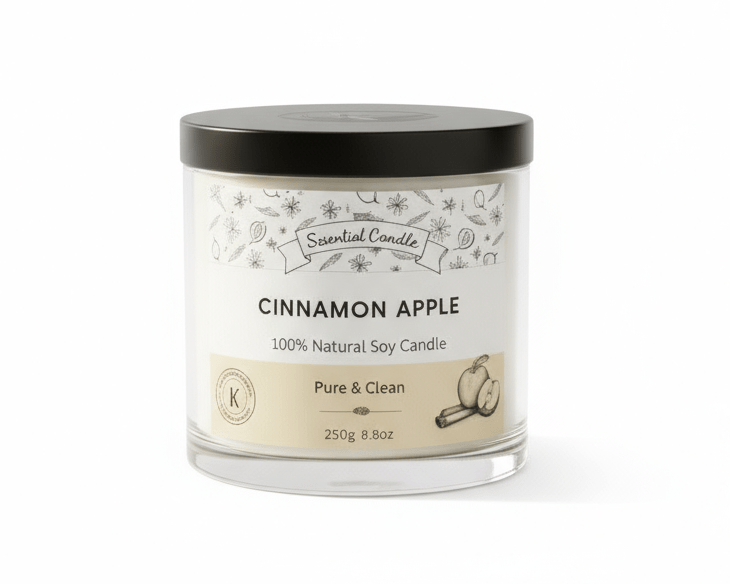 9oz Cinnamon Apple Scented Candle - Anne’s Candle Boutique