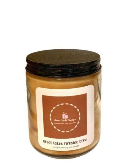 9oz Great Lakes Fireside Scented Candle - Anne’s Candle Boutique