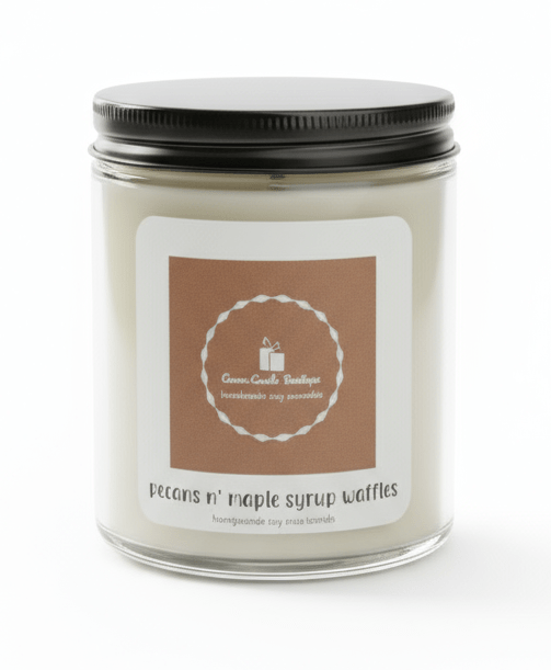 9oz Pecans and Maple Syrup Pancakes Scented Candle - Anne’s Candle Boutique