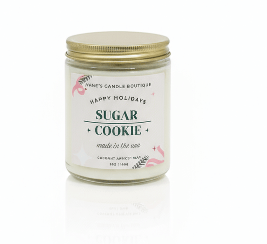 9oz Sugar Cookie Scented Candle - Anne’s Candle Boutique