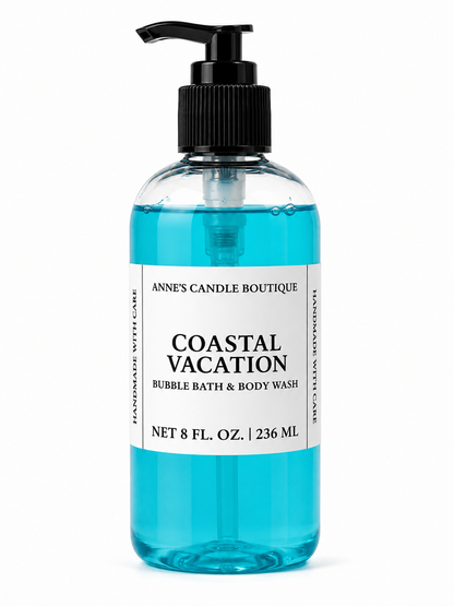 Coastal Vacation Bubble Bath & Body Wash – 8 oz