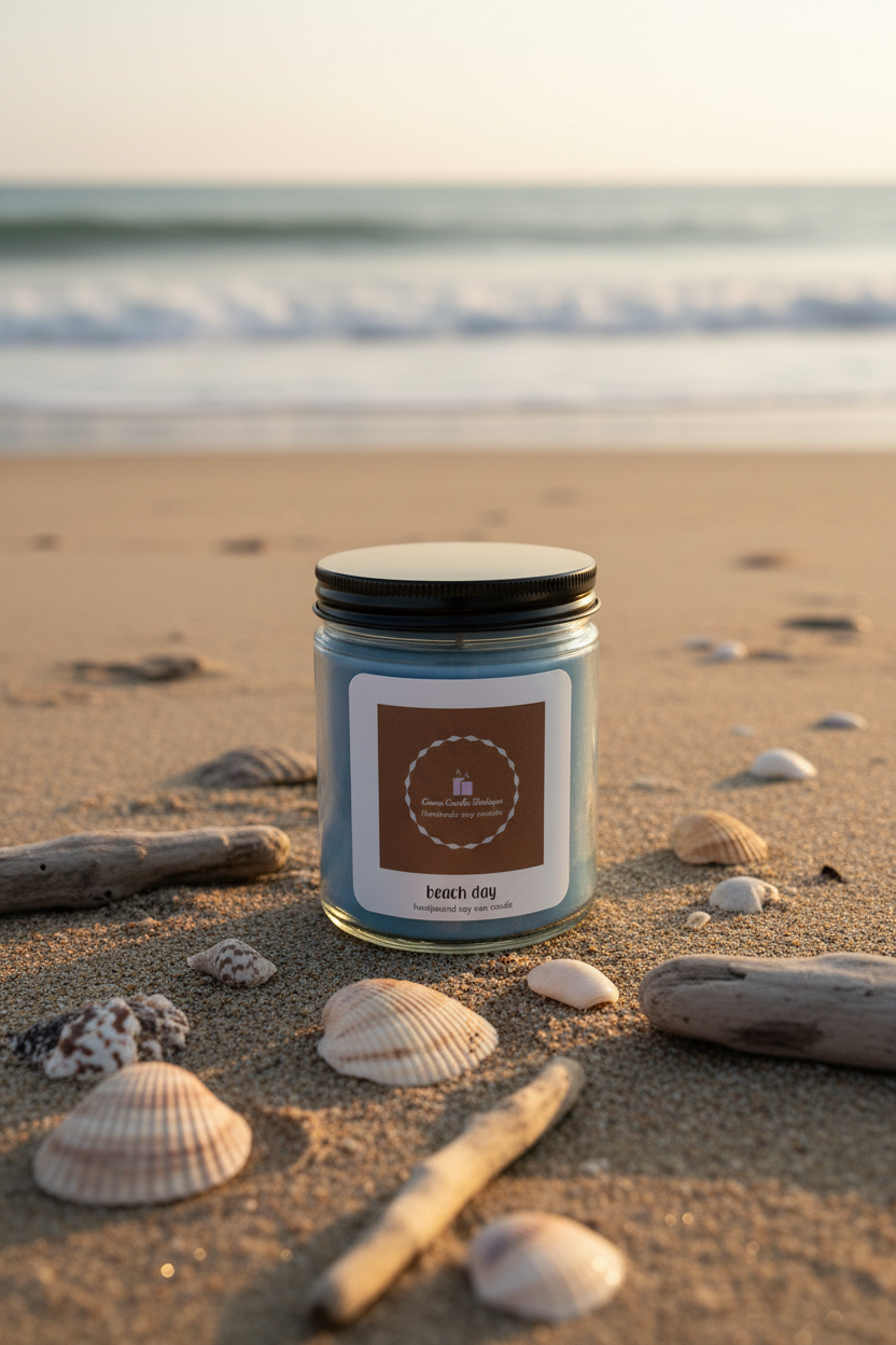 Beach Day Candle