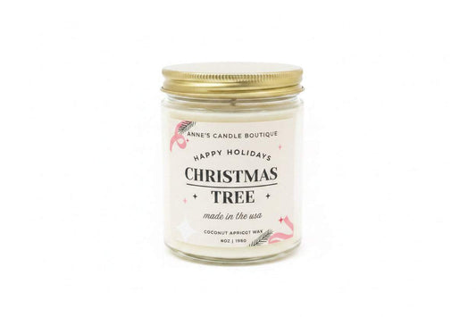 Christmas Tree Scented Candle | Fresh Evergreen Soy Candle | Hand Poured Holiday Candle | Christmas Home Fragrance | Winter Candle