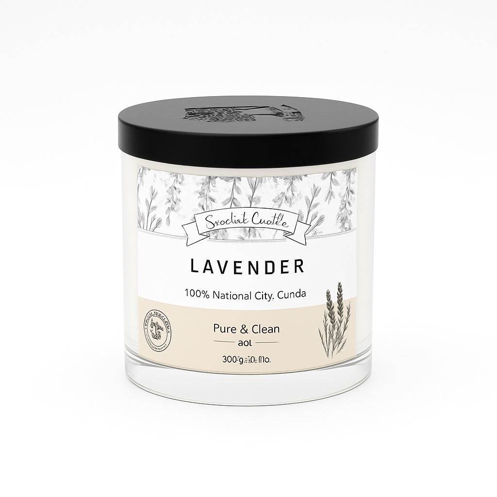9oz Lavender Scented Candle