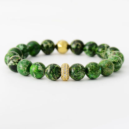 Natural Stone Beaded Bracelet - Anne’s Candle Boutique