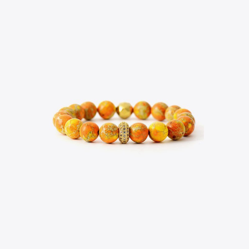 Natural Stone Beaded Bracelet - Anne’s Candle Boutique