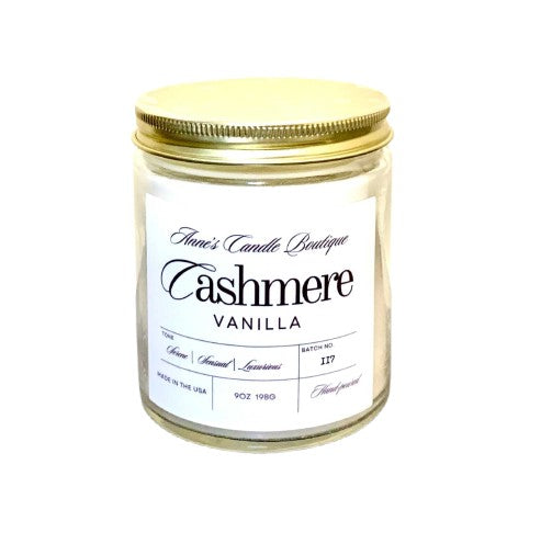 Cashmere Vanilla Scented Candle